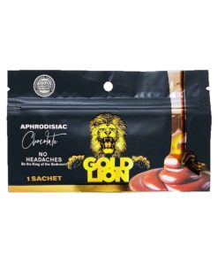 Gold Lion Aphrodisiac Chocolate For Him 5 Sachet Pack