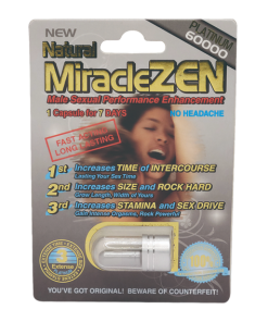 Miracle Zen Platinum 600000 5 Pill Pack