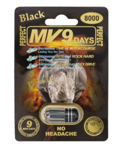 MV9 Black 8000 5 Pill Pack