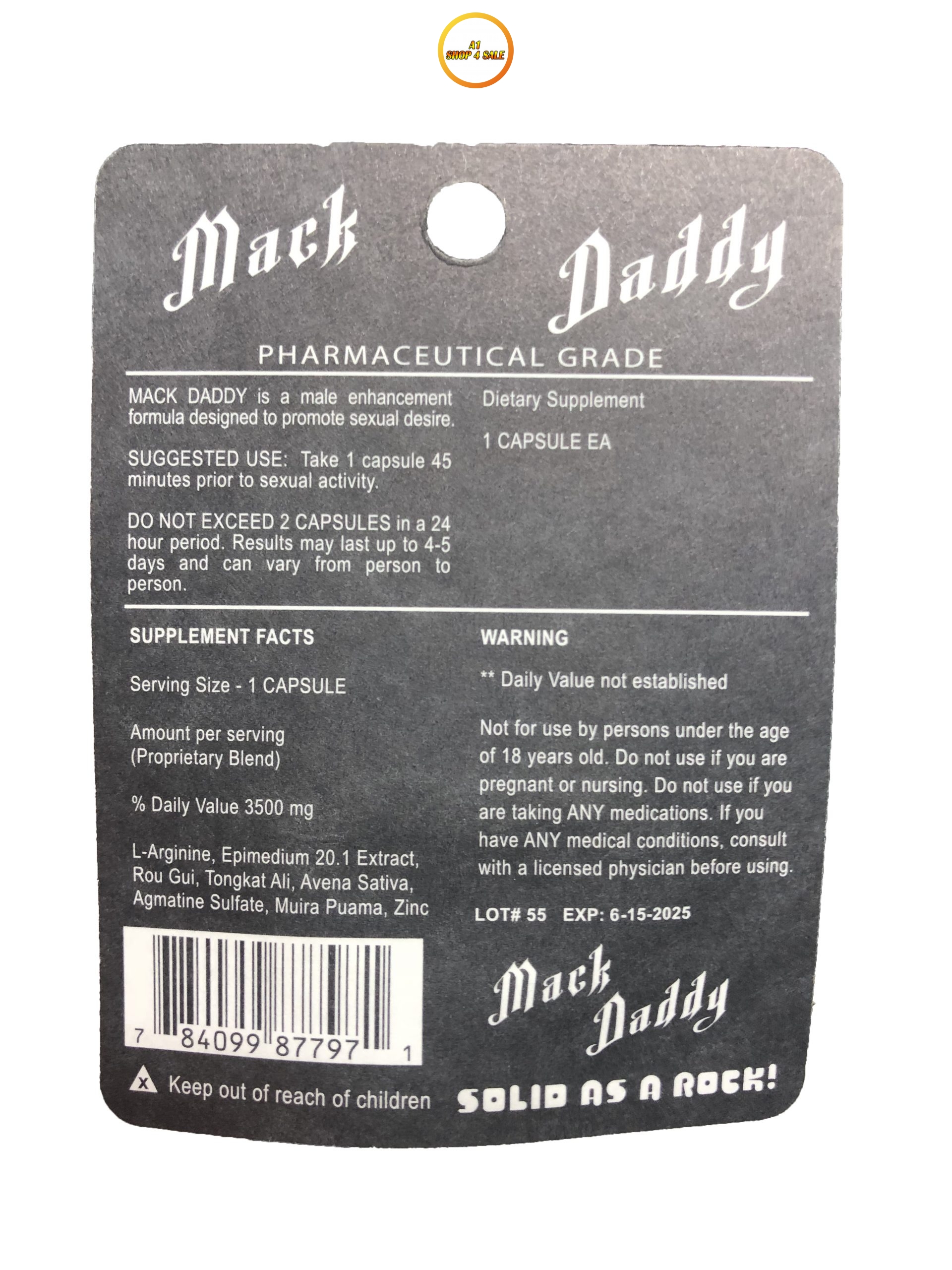 Mack Daddy ME-72 3 Pill Pack - Image 2