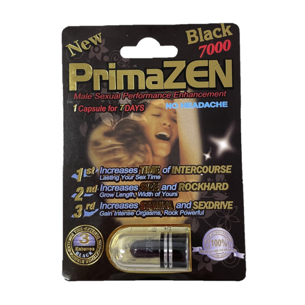 Prima Zen Black 7000 5 Pill Pack