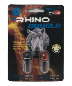 Rhino Double 25000 12 Pill