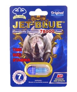 Rhino Jet Blue 78000 5 Pill Pack