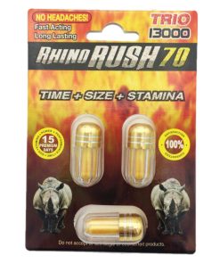 Rhino Rush 70 Trio 13000 6 Pill Pack