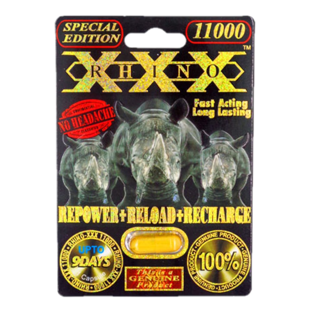 Rhino XXX 11000 3 Pill Pack