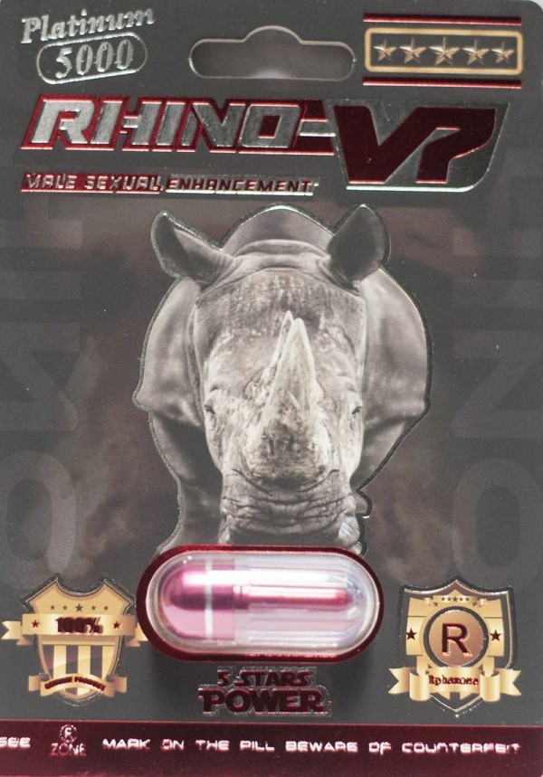 Rhino V7 3000K 5 Pill Pack