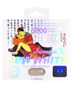 Samurai X New White 6800 5 Pill Pack