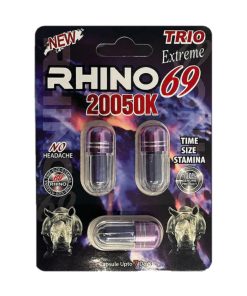 Rhino 6969 Trio 20050K 6 Pill Pack